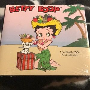 2006 betty boop mini calendar